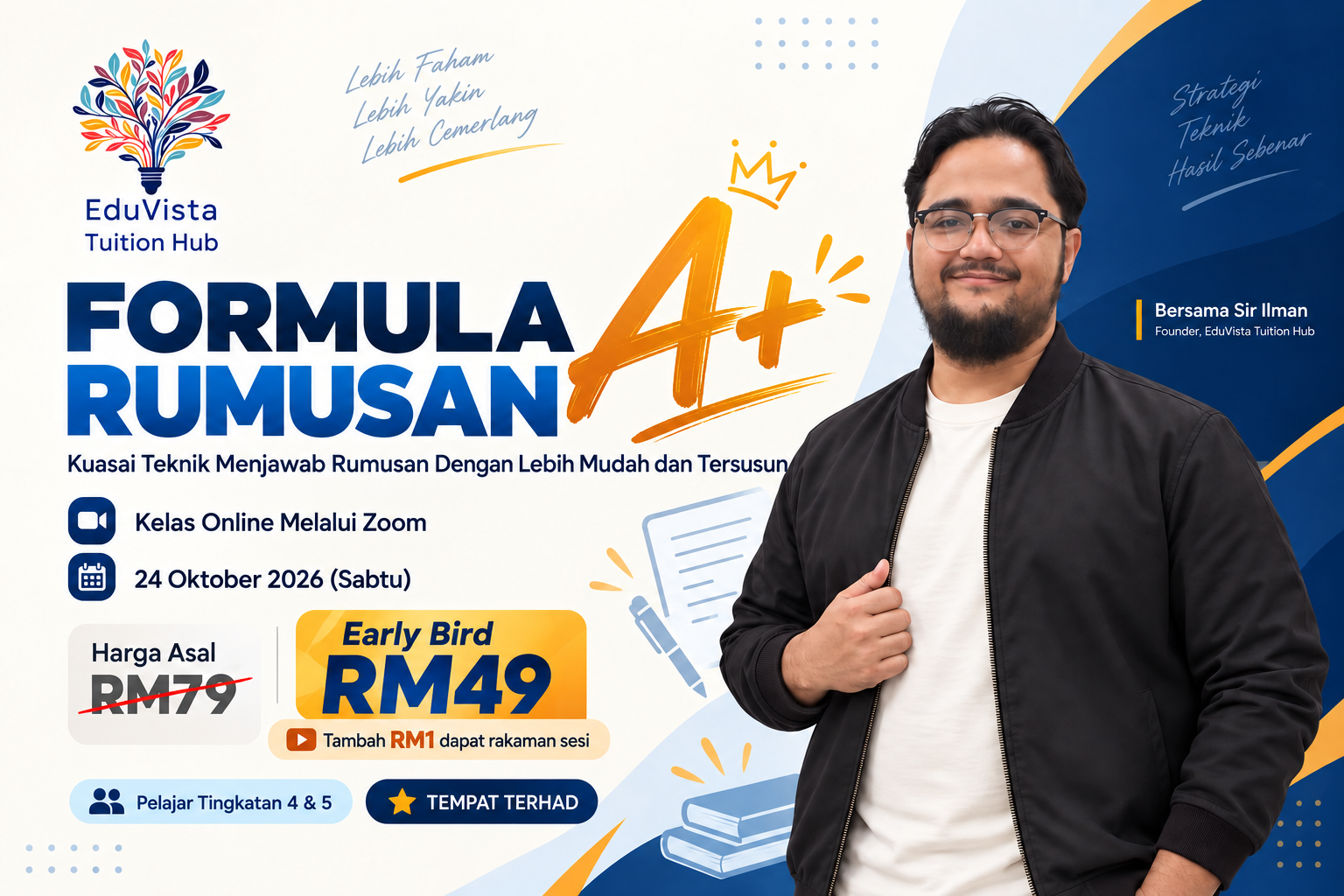 Poster program Formula Rumusan A+